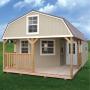 RTO Painted Deluxe Lofted Barn Cabin
